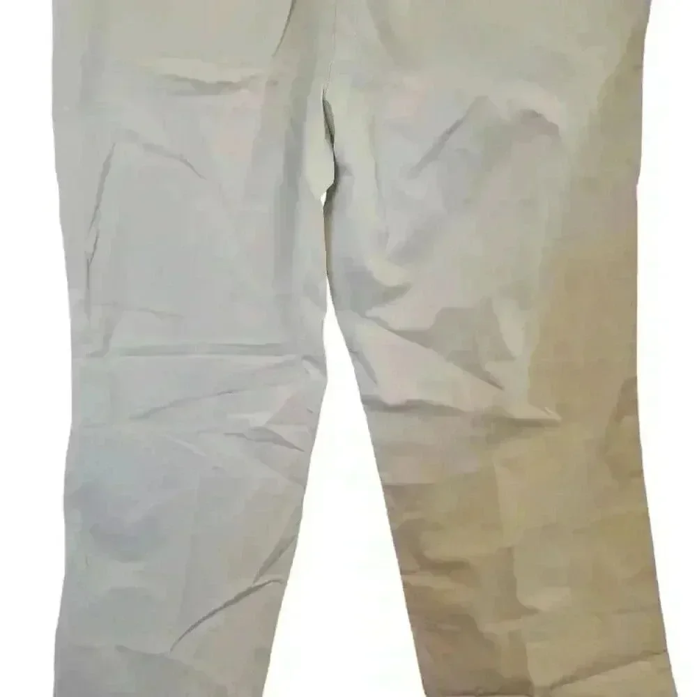 Croft & Barrow Men's Ivory Cotton/Poly/Spandex Classic Fit Chino Pants NEW